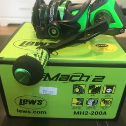 Lews MH2-200A Mach 2 Speed Spin Reel 6.2:1