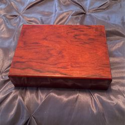 “REDUCED” Cherrywood Cigar Box with Accessories 