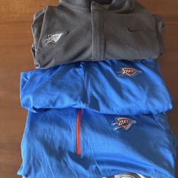 Official Nike Oklahoma City Quarter Zips Medium Good Condition 
