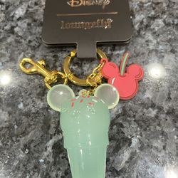 Loungefly Disney Mickey Mouse Ice Cream Multi Charm Keychain.  Brand New On Original Packaging 