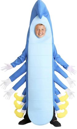 Blue Caterpillar - Kids / Boys / Girls Costume - Medium