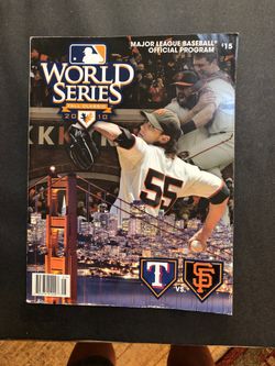 2010 Official Major League Baseball World Series Program (San Francisco Giants vs Texas Rangers)