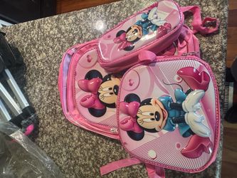 Mochila con lonchera y lapicera súper calidad