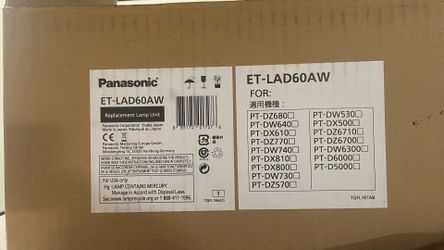 Panasonic ET-LAD60AW Lamp Replacement Twin Pack