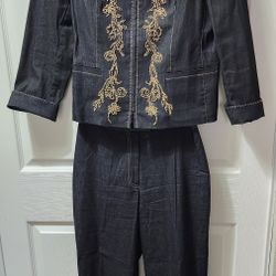 Peter Nygard Jean Jacket And Pants