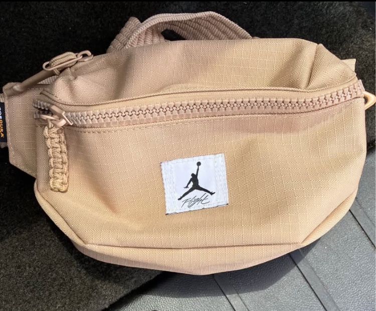 Jordan Flight Crossbody Waist Bag Pack Khaki Tan MA0799