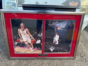 Dallas Mavericks Dirk Nowitzki & Josh Howard 2007 NBA All-Stars Framed Picture