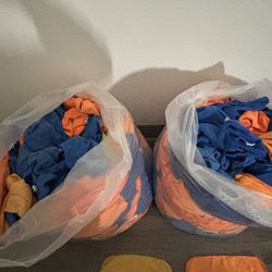 Large Bulk Set of 200+ Durable Microfiber Towel/Rags