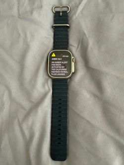 Apple Watch Ultra 2 with Blue Ocean Band