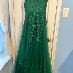 Green prom dress