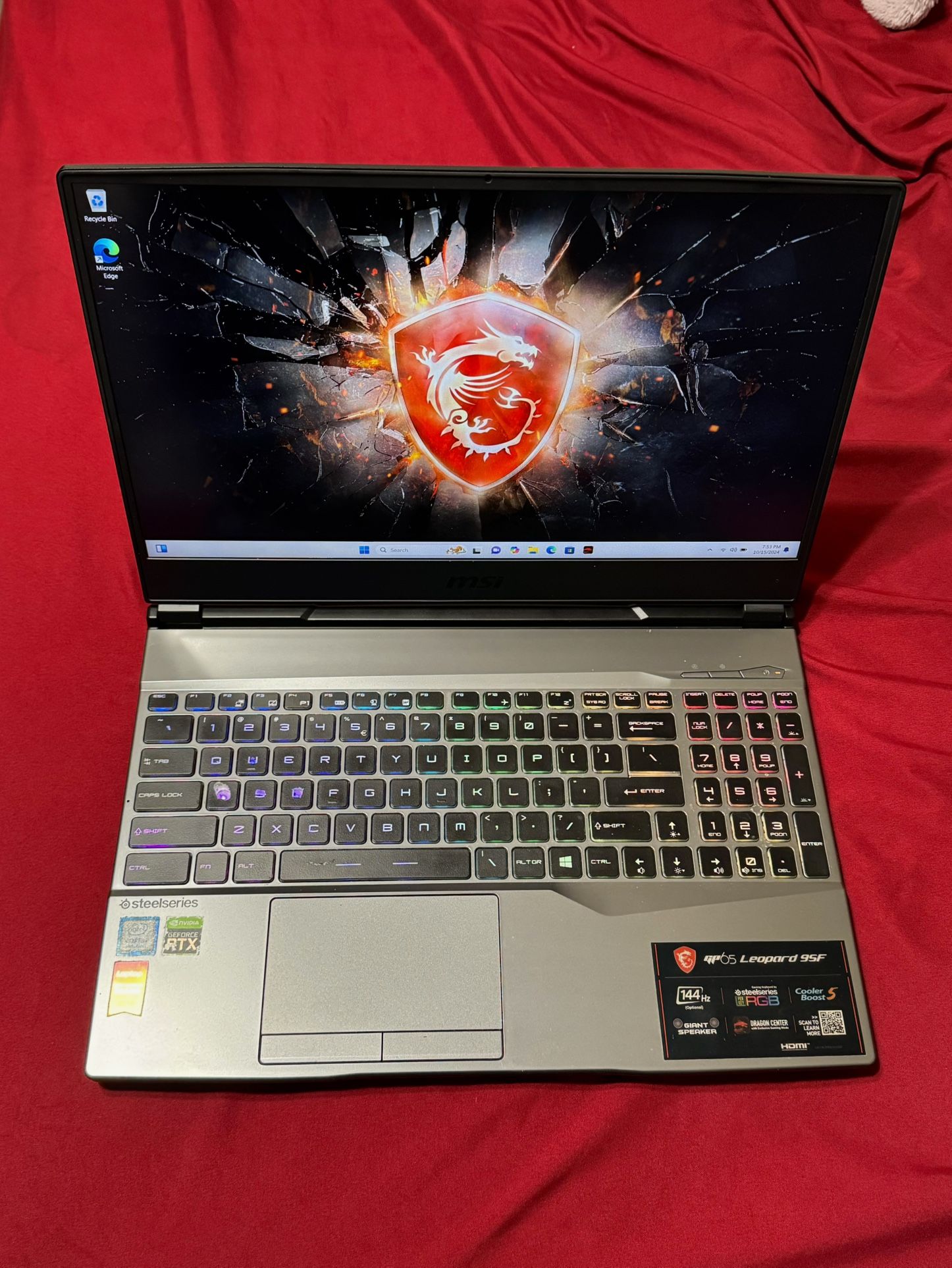 Gaming Laptop π» 144hz i7 GeForce RTX