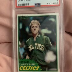 1981/82 TOPPS LARRY BIRD