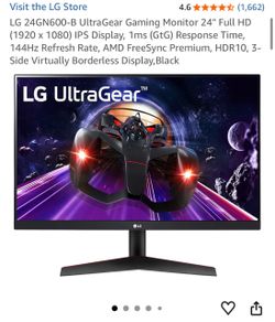LG Gaming Monitors w/ Arm Stand