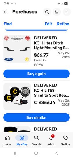 Kc Lights With Bronco Mount