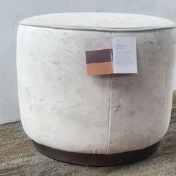 Brand New Four Hands Leather Ottomans 
