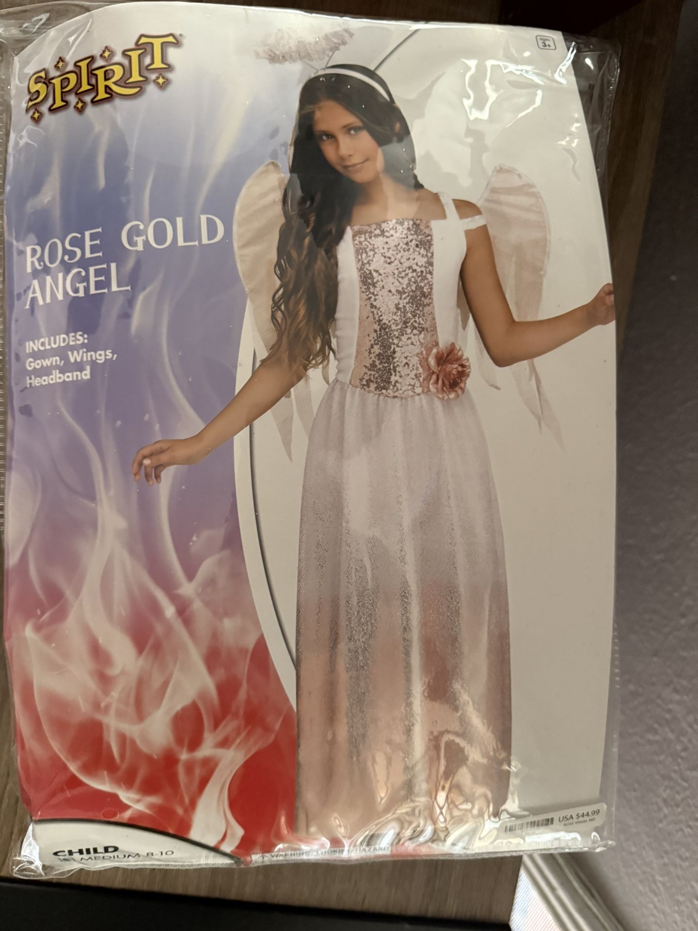 Rose gold angel