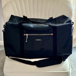 Vera Bradley Large Black Duffel Bag w/ Shoulder Strap