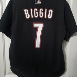 Houston Astros M Biggio Mitchell and Ness Cooperstown Collection Jersey 
