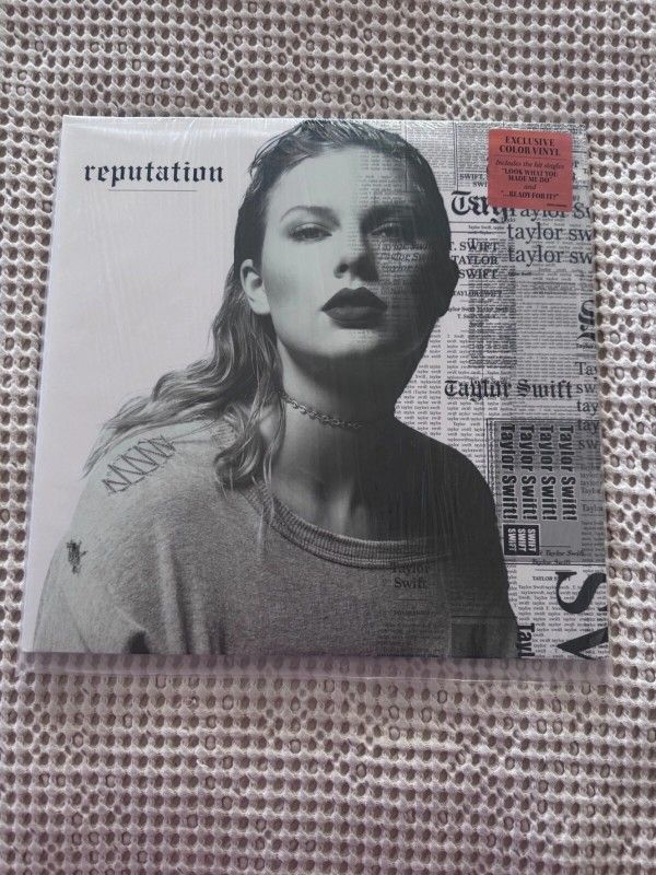 TAYLOR SWIFT RARE REPUTATION ORANGE DOUBLE VINYL NEW MINT! FREE FEDEX OVERNIGHT!
