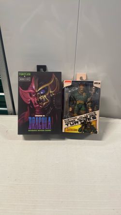 NECA/ TMNT/ Teenage Mutant Ninja Turtles/ Shredder as Dracula/ Rat king/ Eastman & lairds/ Universal monsters