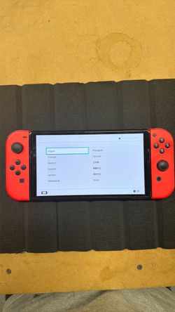 Nintendo Switch with Red Joy-Cons