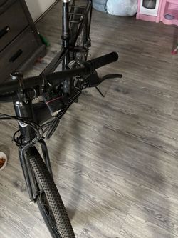 Black Electric Mountain Bike