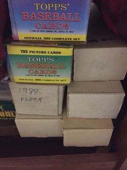 Baseball cards all for one price