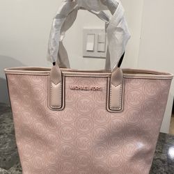 Pink Authentic Michael Kors Tote Bag