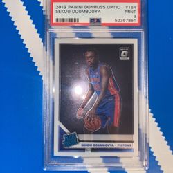 Sekou Doumbouya Donruss Optic PSA 9 MINT