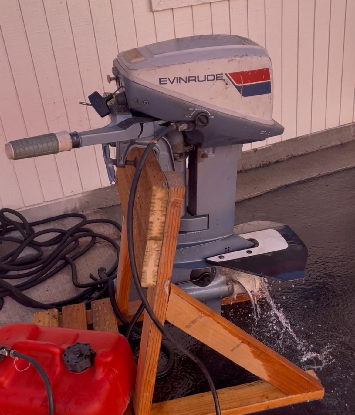 Evinrude 15hp Outboard - Runs