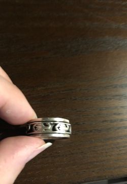 Silver scorpion mans ring size 8