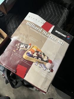 Sportcraft Billiard Starter Kit