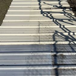 Chicken Coop Roofing panels 15.5Ft WideX  8 ft  Long Total Metal Roof Shed Metal