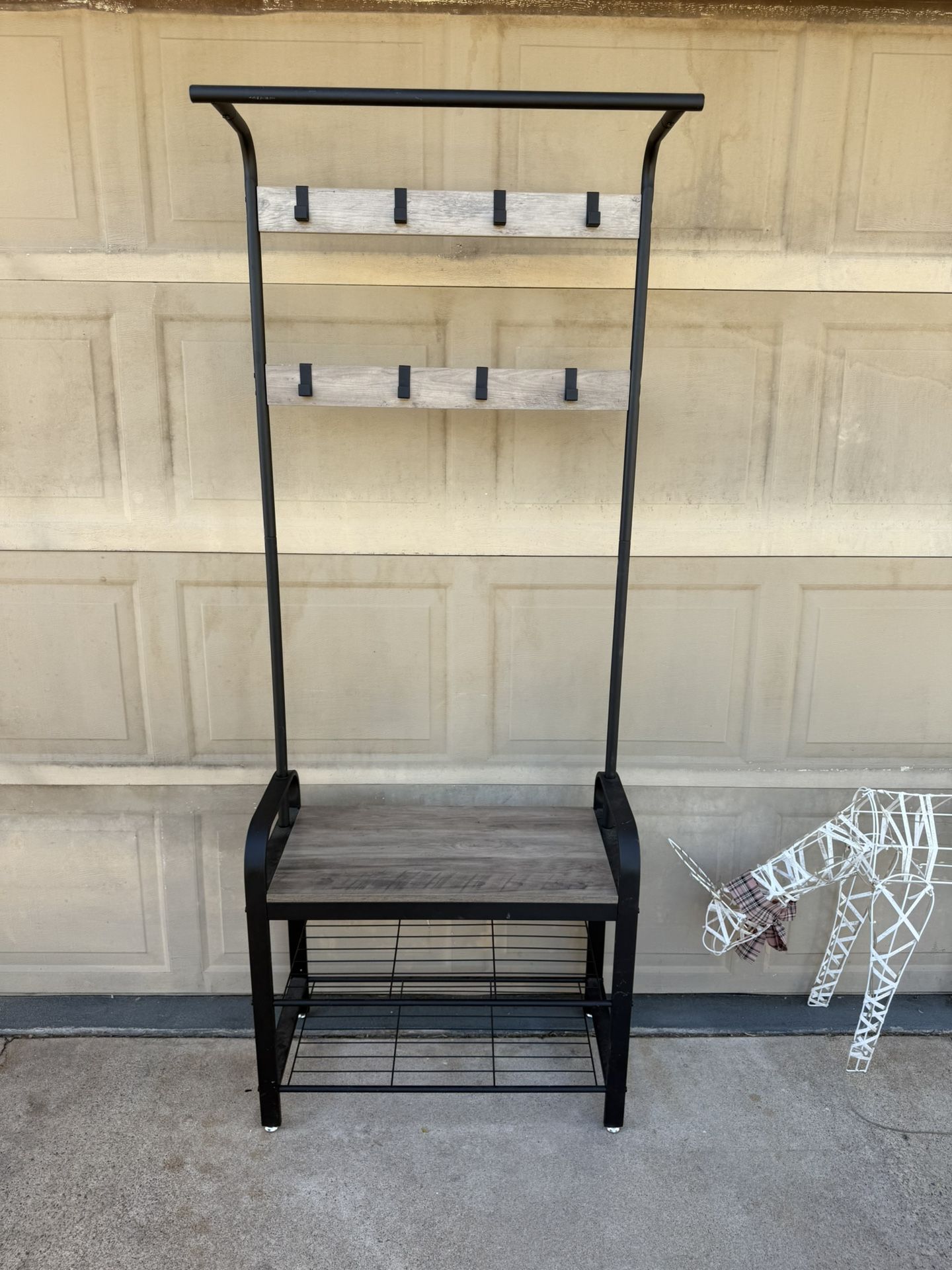 4-in-1 Coat Rack / Hall Tree