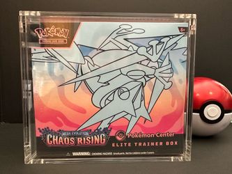 Pokemon Center Chaos Rising w/ Acrylic Case