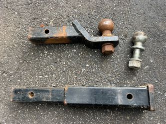 Haulmaster standard 2” ball hitch & extender extra tow ball