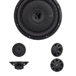 KICKER  COMPVT 800w 12" 4-Ohm Shallow Slim Subwoofer New Nueva”
