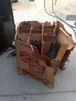 Vintage Glass Bottles 