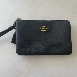 Coach Black Small Mini Purse/wallet 