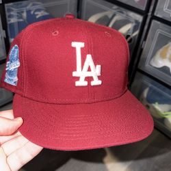 Dodgers new era fitted hat