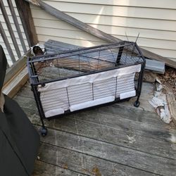 Small Animal Cage With Expandable Cage