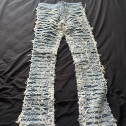 Flared Jeans And a Pair Of Camos 