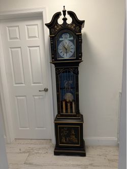 Vintage Trend by Sligh Chinoiserie Grandfather Clock