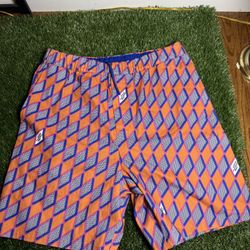 Louis Vuitton Diamond Damier Drawstring Shorts with The RealReal Tag