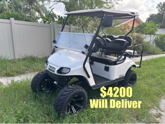 Lifted Ezgo TXT48 Golf Cart (will deliver)