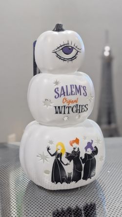 Hocus Pocus Salem's Original Witches Stacked Pumpkin Figurine