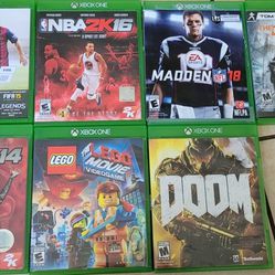 XBOX ONE VIDEO GAMES 