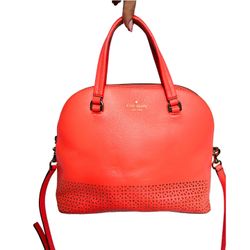 Kate Spade Wakefield Lane Carli Coral Leather Crossbody Handbag
