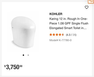 Kohler Karing 2.0 Bidet - BRAND NEW SEALED