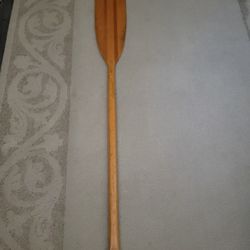 Vintage Feather Brand Wooden Canoe Pedal